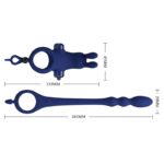 PRETTY LOVE - AYAD ANELLO VIBRATORE RABBIT CON SPINA BLU - immagine 8