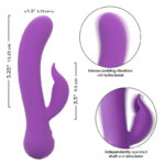 CALEXOTICS - FIRST TIME VIBRATORE PLEASER RICARICABILE VIOLA - immagine 7