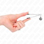 KINK - PINZE PER CAPEZZOLI A CAMPANA SOTTILE ARGENTO 7 CM - immagine 4