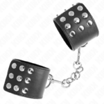 KINK - RESISTENZA DA POLSO CON CHIUSURA A SCATTO NERA REGOLABILE 19-24 CM X 5,5 CM - immagine 2
