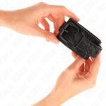 KINK - POLSI RICOPERTI DI PIZZO SCURO REGOLABILI NERO 19-26 CM - immagine 3