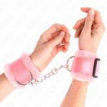 KINK - POGGIPOLSI FODERATI IN PELLICCIA ROSA REGOLABILE 17-31 CM X 7 CM - immagine 4