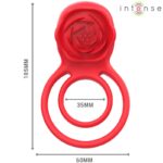 INTENSE - GAIL STIMOLATORE ROSE 10 VIBRAZIONI ROSSO TELECOMANDO - immagine 4