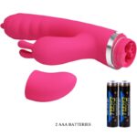PRETTY LOVE - VIBRATORE MULTIFUNZIONE CONIGLIO PHOENIX ROSA - immagine 5