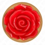 KINK - PLUG ANALE IN ORO ROSA CON ROSA ROSSA S - immagine 5