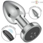 INTENSE - PLUG ANALE 10 VIBRAZIONI METALLO CON TELECOMANDO M - immagine 3