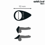 ADDICTED TOYS - ANELLO PER PENE A FORMA DI LACRIMA - immagine 4