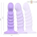 INTENSE - BRENDA VIBRATORE TAGLIA M DESIGN A SPIRALE 10 VIBRAZIONI TELECOMANDO VIOLA - immagine 2