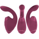 WOMANIZER - DUO NEXT STIMOLATORE DOPPIO CLITORIDEO E PUNTO G ROSA SCURO - immagine 2